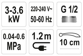 FALA Batéria drezová s elektrickým ohrievačom vody (10 cm) TO-75931