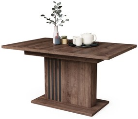 LEONEL Hnedý dub – MODERNÝ ROZKLADACÍ STÔL AŽ DO 180 cm!