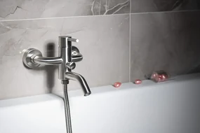 Sapho Sapho, MINIMAL sprchový / vaňový stĺp s pákovou batériou, nerez, MI140