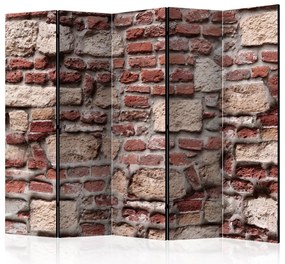 Artgeist Paraván - Vintage Wall II [Room Dividers]