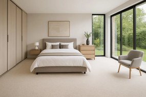 Betap, AKCIA: 70x650 cm Koberec metráž Dynasty 91, šíře, béžová, filc, obývacia izba