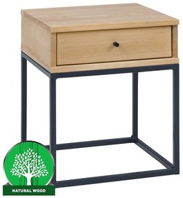 Nočný stolík Logan borovica lak