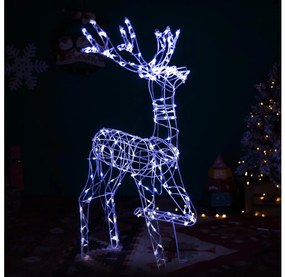 Brilagi - LED Vonkajšia vianočná dekorácia LED/3,6W/31/230V 6500K 105 cm IP44 sob