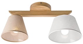 Prisadený luster ANTONIO 2xE14/40W/230V dub