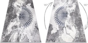 Koberec ALLURE 5715 svetlosivý / granátový