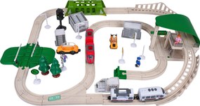 Ramiz Železničné mesto so svetlami a zvukom Funkcia 80el.