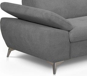 Trojsedák Gisele, stredne šedá látka