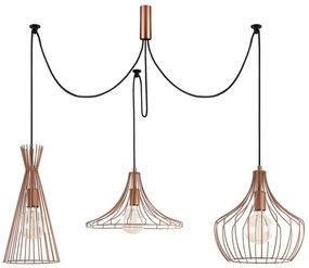 Luster na lanku MEZOPOTAMYA 3xE27/40W/230V pavúk