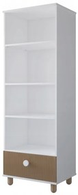 Regál LOFT, biely