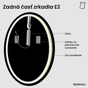 Okrúhle zrkadlo s LED osvetlením E2