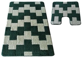 Sada kúpeľňových koberčekov Montana Bornova XL zelená