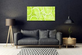 Skleneny obraz Limetka jedlo kuchyňa 125x50 cm
