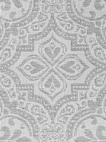 NORTHRUGS, Kusový koberec Duet 106251 Rosel White/Gray - na von aj na doma, 120x170, šedá, chodba / predsieň