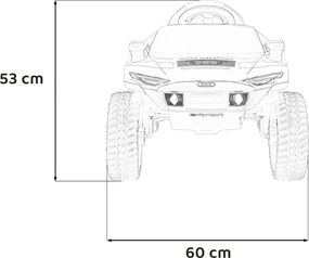 Ramiz Vozidlo Audi RSQ E-TRON sivé