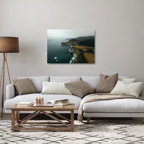 Sklenený obraz - Útes v oceáne (70x50 cm)