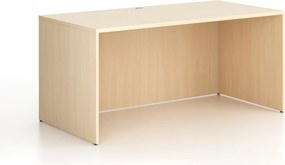 Kancelársky písací stôl FRAME, 160x80 cm, breza