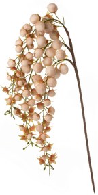 Dekoračný kvet 78 cm, zdobenie 42 cm svetlohnedá