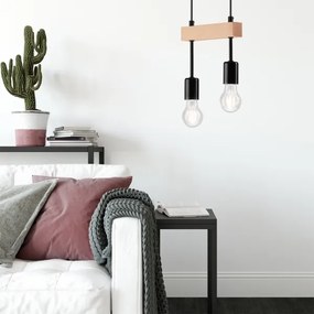 Luster na lanku ORAZIO 2xE27/60W/230V