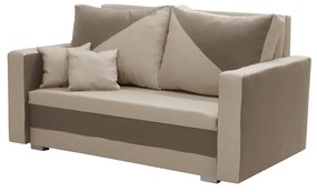 Dvojmiestna rozkladacia pohovka ASTRA1 Béžová/hnedá