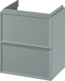 Cersanit S1021-007 - Závesná kúpeľňová skrinka pod umývadlo MILLE SLIM 50x35 cm mintová