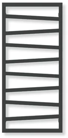 Terma Zigzag 1070x500 vodný/elektrický radiátor Metallic Black SX