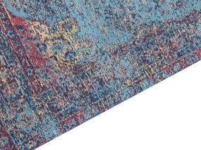 Bavlnený koberec 200 x 300 cm modrý KANSU Beliani