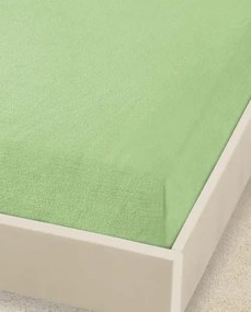 Prestieradlo Mikroflanel 180x200 cm svetlo zelené