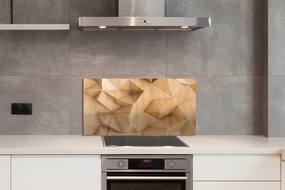 Sklenený obklad do kuchyne Solid mozaika drevo 140x70 cm