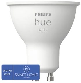 LED žiarovka Philips HUE 8719514340060 White GU10 5.2W 400lm 2700K stmievateľná - kompatibilná so SMART HOME by hornbach