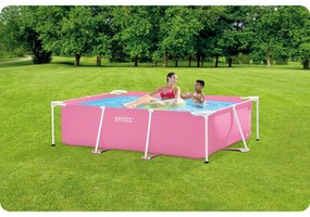 Intex Veľký záhradný bazén s obdĺžnikovým rámom 220 x 150 cm INTEX 28266