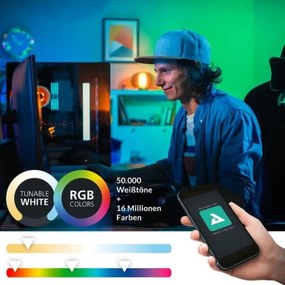 Eglo 900019 - LED RGBW Stmievateľné kúpeľňové osvetlenie zrkadla 15,6W/230V IP44