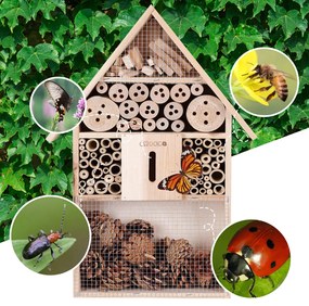 Hotel pre hmyz – vtáčia búdka 48 x 31 x 10 cm