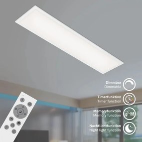 Brilo - LED RGBW Stmievateľné stropné svietidlo SLIM LED/24W/230V 100x25 cm + DO