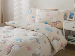 XPOSE® Mikroplyšové obliečky DUHA Exclusive (svietiaci efekt)