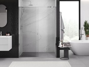 Mexen Exo, posuvné sprchové dvere, 170 cm, transparentné sklo, chróm, 8151-170-000-01-00