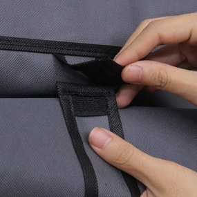 Šatníková skriňa, prenosný, modulárny šatník, šedá farba