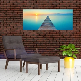 Obraz - Mólo do nekonečna (120x50 cm)