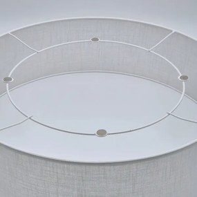 Stropné svietidlo SIRJA 2xE27/60W/230V pr. 45 cm biela