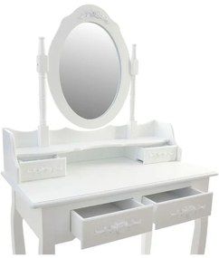 Bestent Toaletný stolík Primadonna WHITE