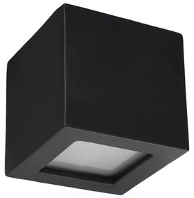 LEO Nástenné keramické svetlo, čierna SL.0872 - Sollux