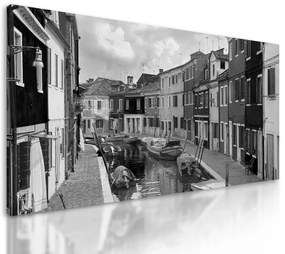 Obraz čiernobiele Benátky