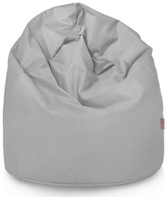 Plyšový sedací vak SAKO svetlosivý