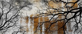 Obraz - Siluety stromov (120x50 cm)