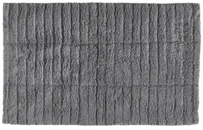 Sivá bavlnená kúpeľňová predložka Zone Tiles, 80 x 50 cm