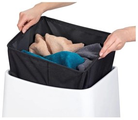 Biela taburetka s úložným priestorom Wenko Wing, 33 l