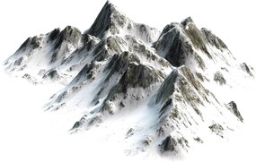 Fototapeta - Hory pokryté snehom (254x184 cm)