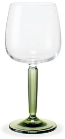 KÄHLER Pohár na víno Hammershøi Green 350 ml – set 2 ks