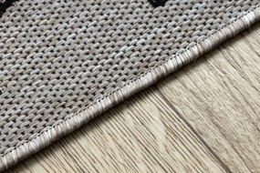 Koberec SIZAL FLOORLUX 20607 marokánsky - strieborný / čierny