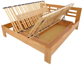 Masívna manželská posteľ MONAKO 180x200 buk