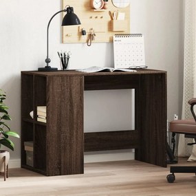 Stôl hnedý dub 102x50x75 cm kompozitné drevo 840547